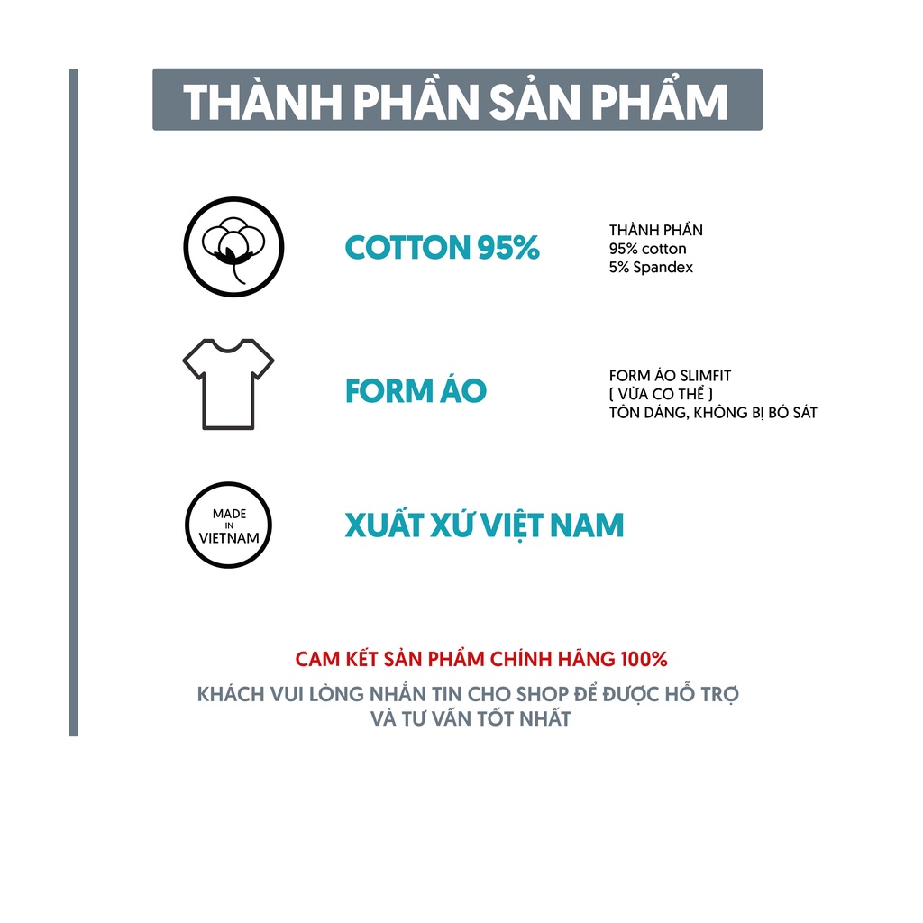 Áo thun có cổ Polo FED Mandinni chất liệu thun cotton dệt chéo thoáng mát, thấm hút mồ hôi