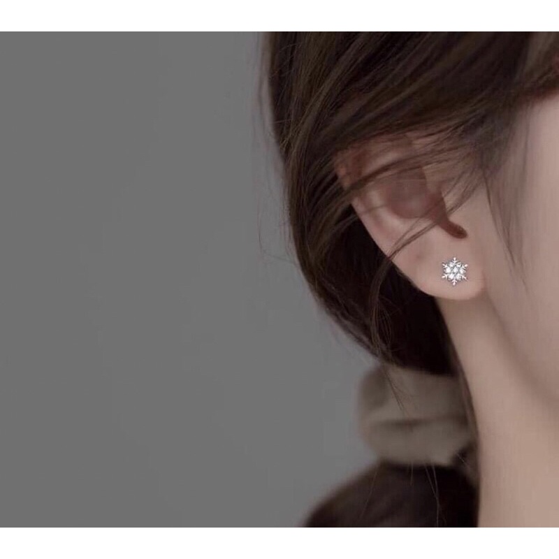 Nụ tuyết bạc S925 xinh xắn