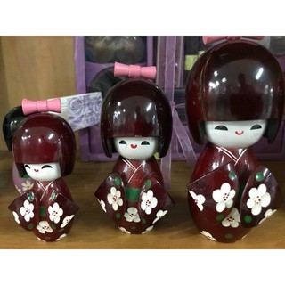 Bộ 3 búp bê gỗ Kokeshi Nhật