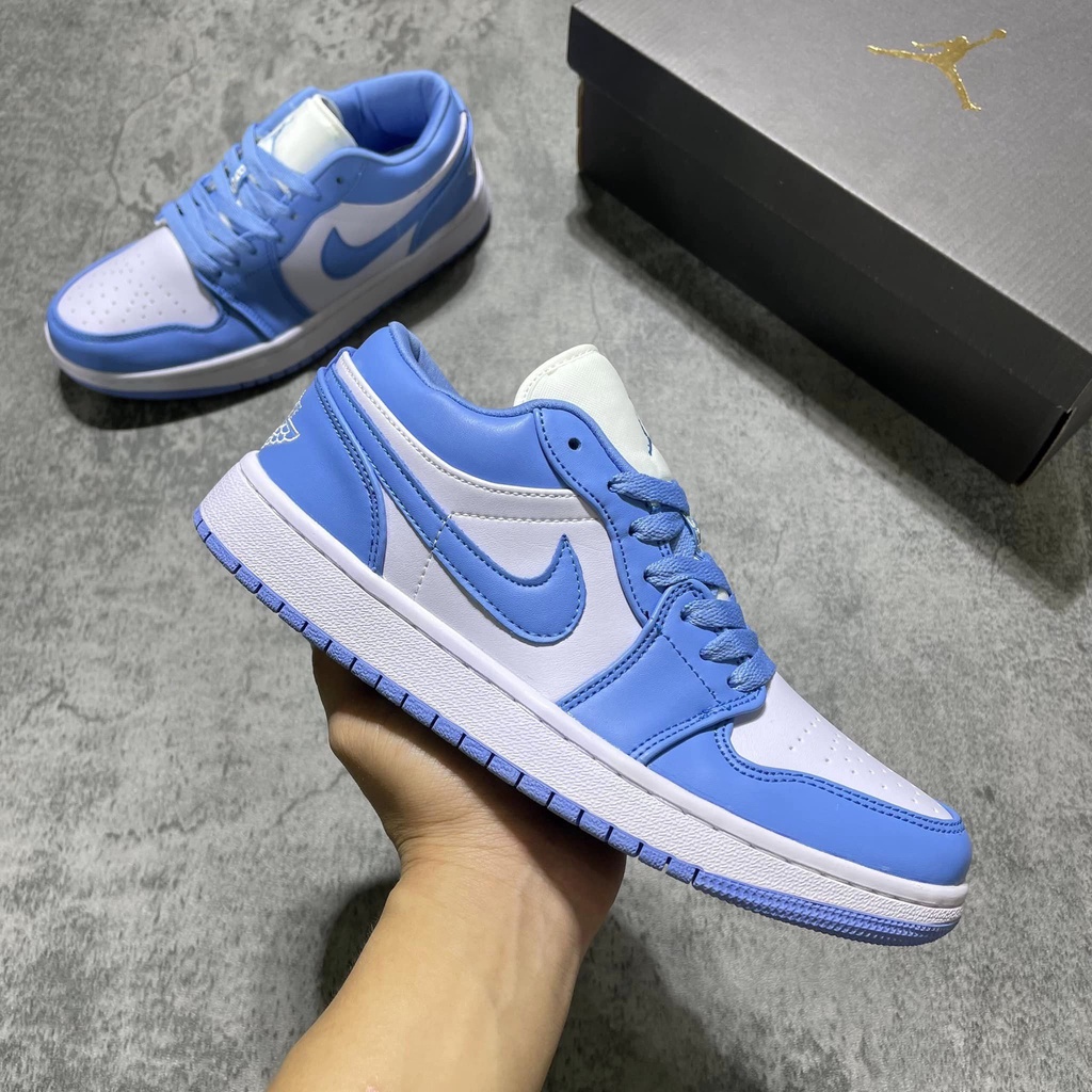 Giày thể thao nike_air_jordan_1 cổ thấp màu đen trắng , giày sneaker nam nữ jodan jd1 low hot hit