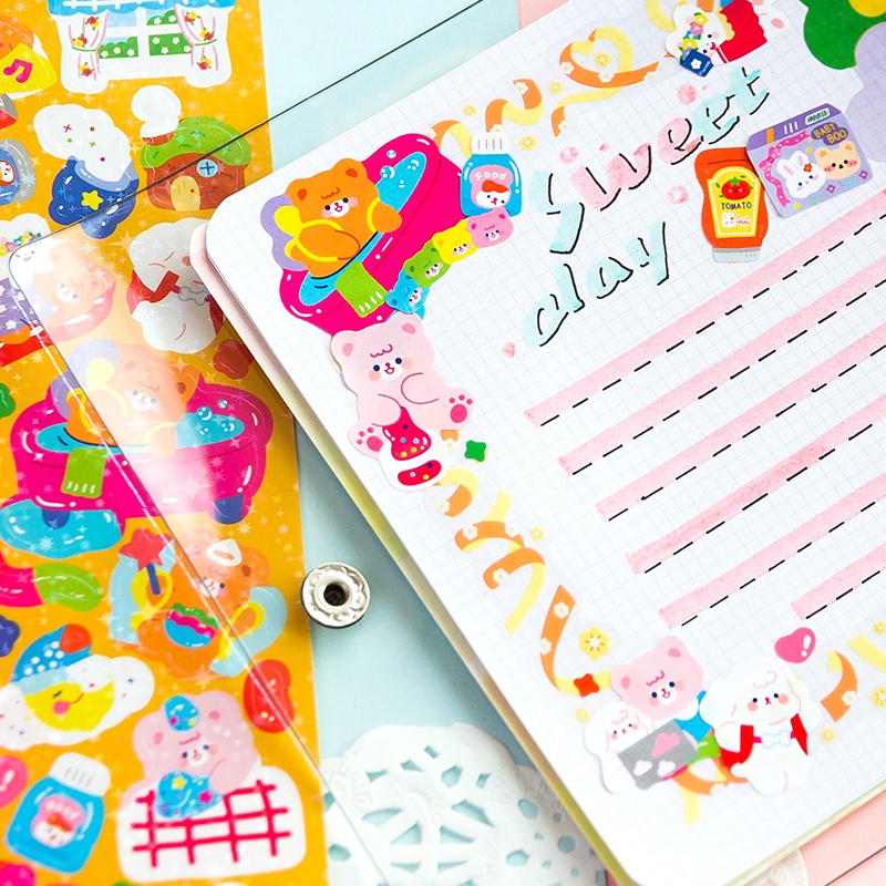 2 Sticker Dán Trang Trí Hình Khu Vườn Tuyệt Vời