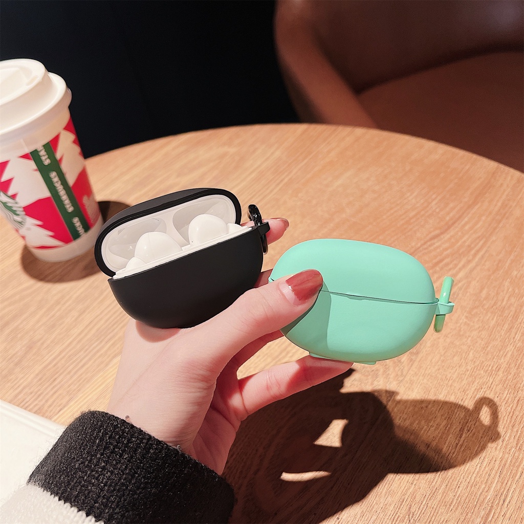 Vỏ Bảo Vệ Hộp Sạc Tai Nghe Bluetooth Không Dây Lenovo LP5 TWS Bằng Silicon Mềm Màu Trơn