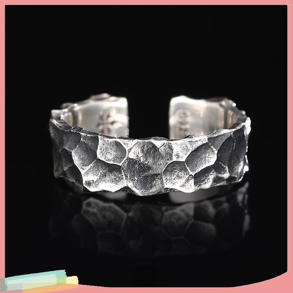 Nhẫn Hợp Kim Hở Màu Trơn Kiểu Dáng Ấn Tượng Cho Nam