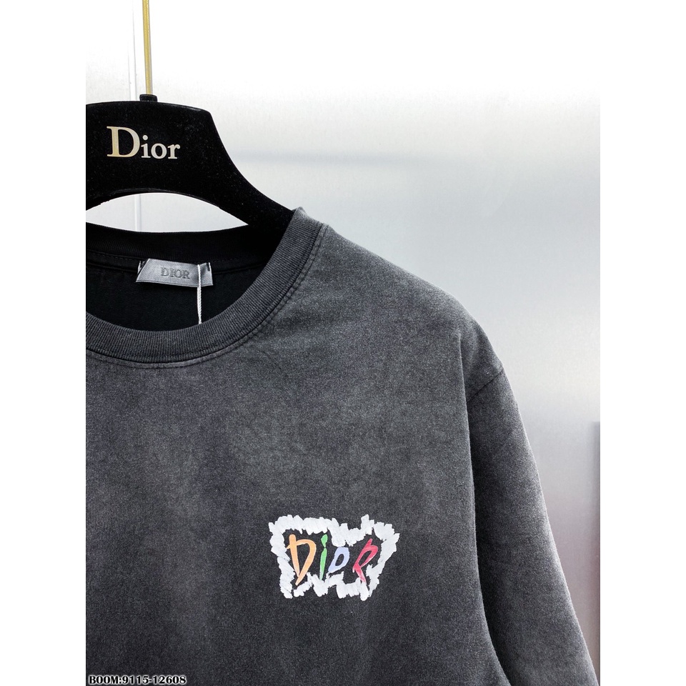 Áo Phông Nam Đen Loang In Chữ DIO Màu Vải Mềm Mịn - Áo Thun Nam Loang Xám Phối Đồ Cực Đẹp