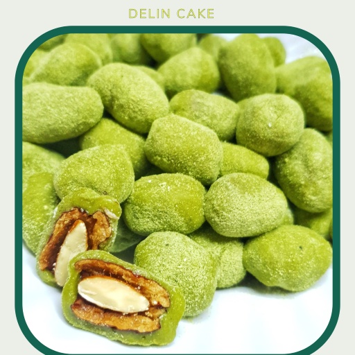 Kẹo nougat bọc táo đỏ hạnh nhân - ÍT NGỌT I Delin Cake I