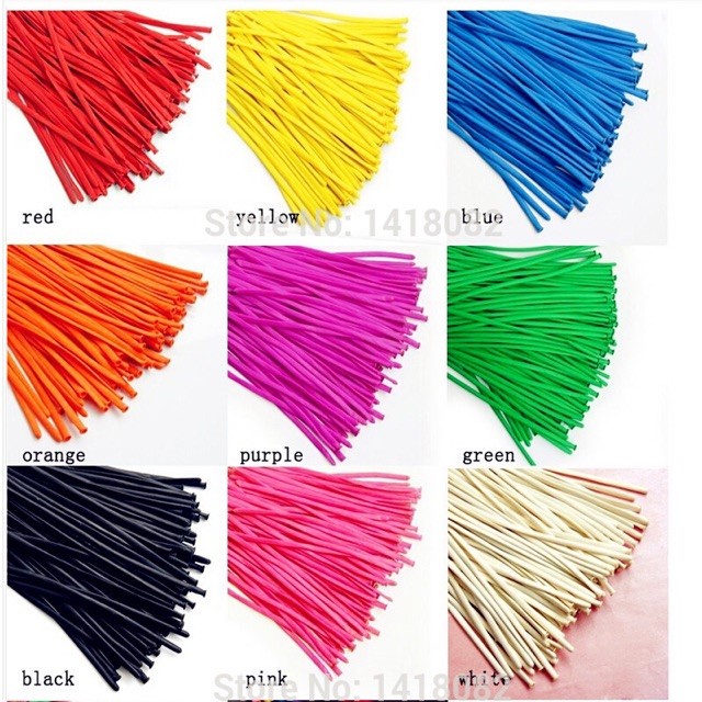 Bong Bóng Dài Tạo Hình Thái Lan Nhiều Màu