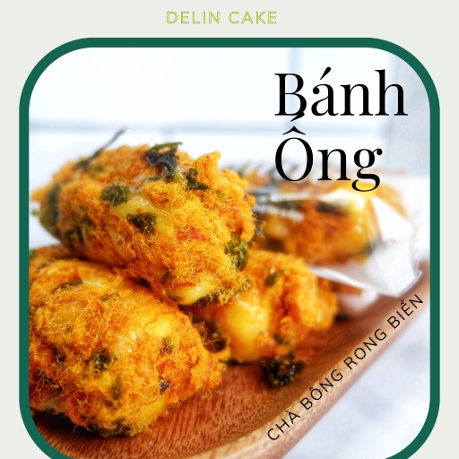 Bánh ống chà bông rong biển Ít Ngọt ( Bánh tết hot trend 2023 ) I Delin Cake I