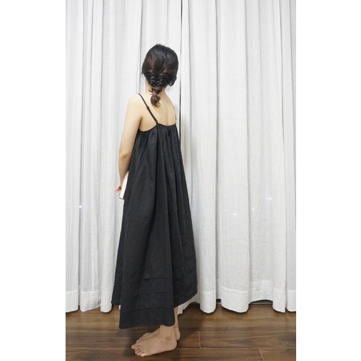 Đầm dây nhún form A