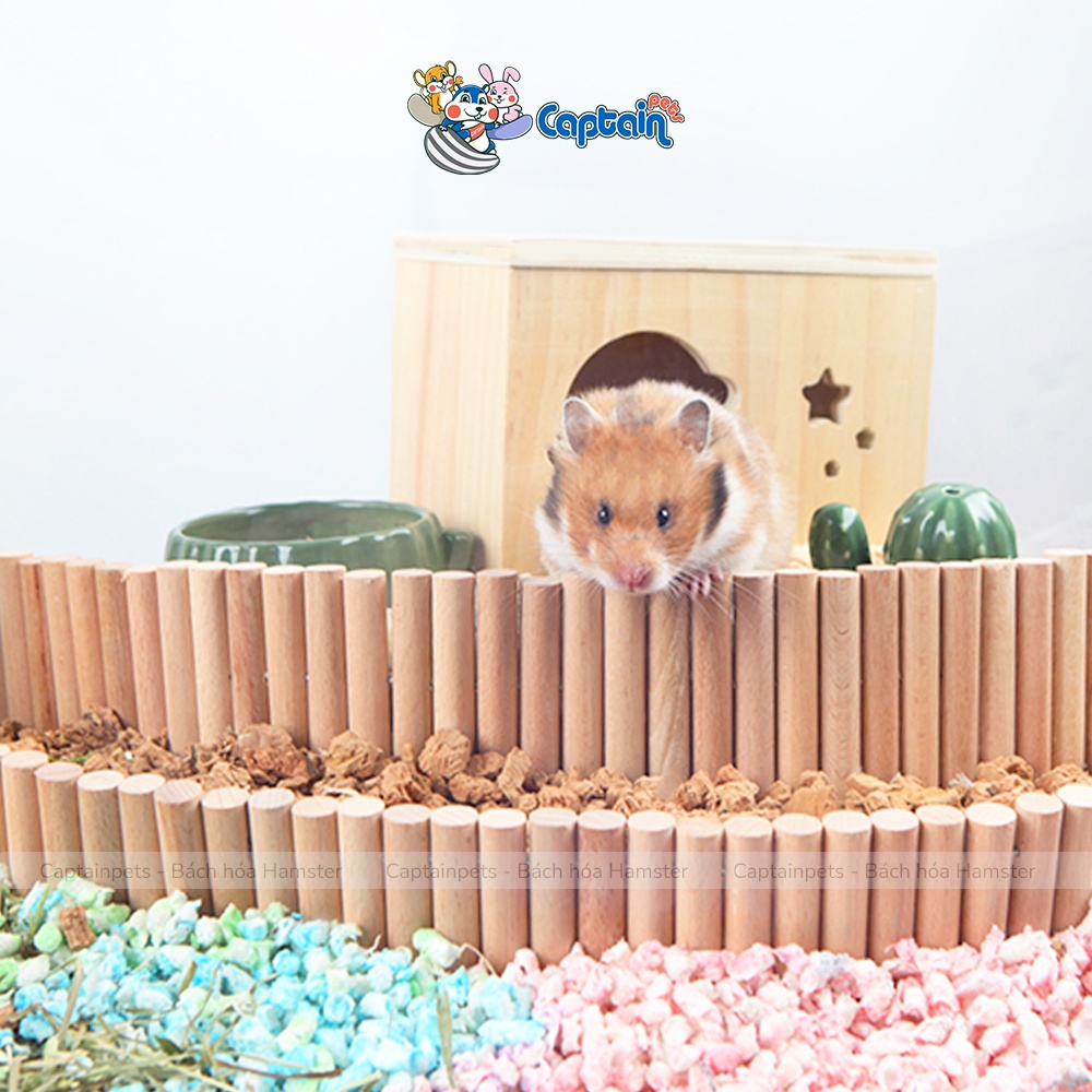 Thang gỗ trang trí chuồng Hamster