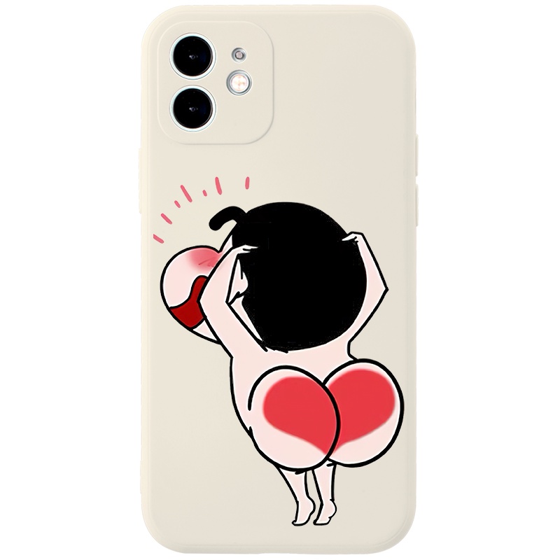 Ốp lưng GUMAN Mềm ngộ nghĩnh cặp đôi dễ thương đẹp Cho iPhone 14 13 12 11 Pro Max SE 2020 X XR XS 8 7 ip 6S 6 Plus kute XYB1237