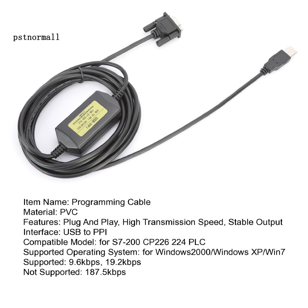 Dây Cáp Lập Trình USB-PPI Ổn Định Cho S7-200 CP226 224 PLC