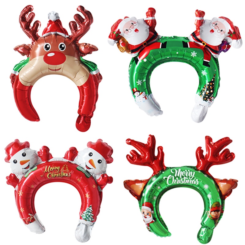 Set 5 / 10 Băng Đô Cài Tóc Trang Trí Tiệc Giáng Sinh Năm Mới