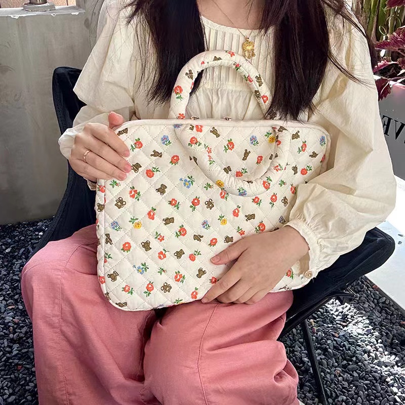 Túi Đựng laptop 13.3 / 14.1 / 15.6 / 15inch Chống Sốc In Hình Gấu Dễ Thương