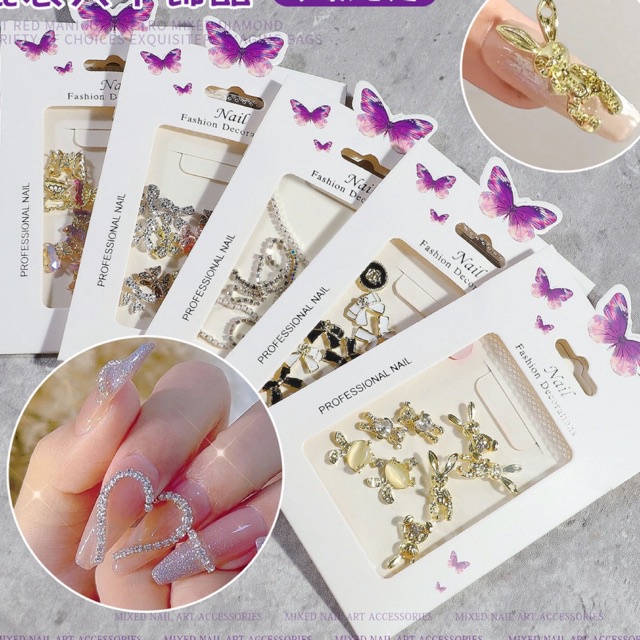 Phụ kiện trang trí móng bằng hợp kim