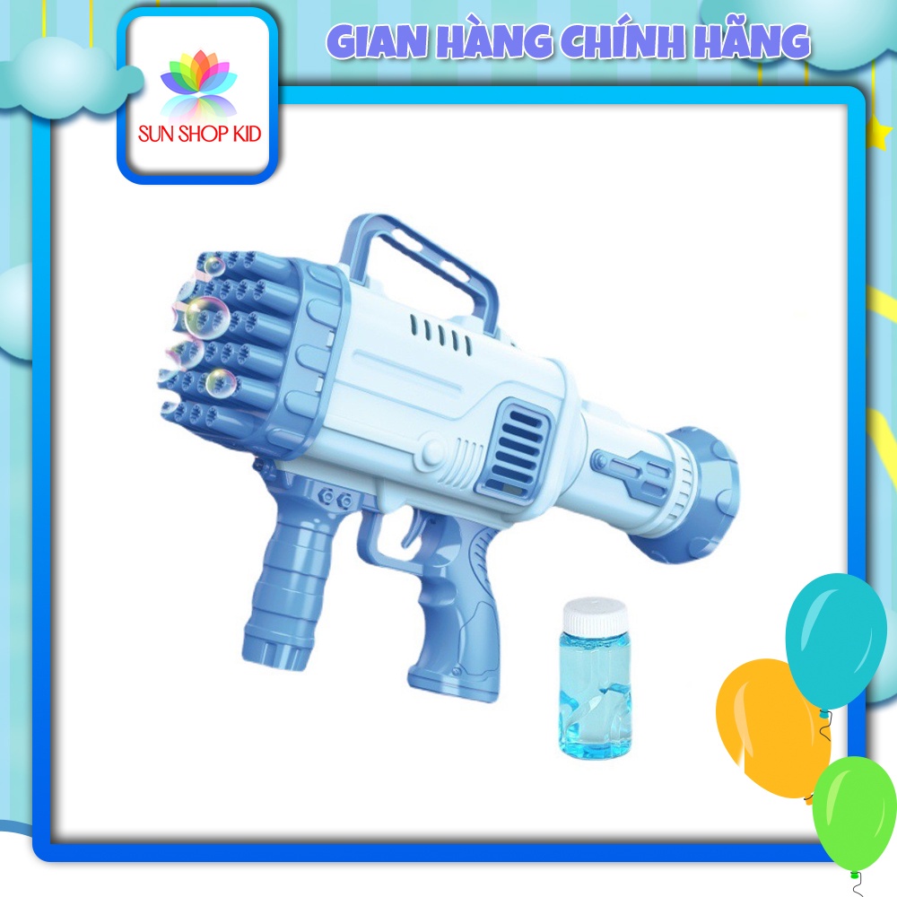 Đồ chơi súng bắn bong bóng xà phòng 32 nòng thiết kế độc đáo, dễ thương - A16