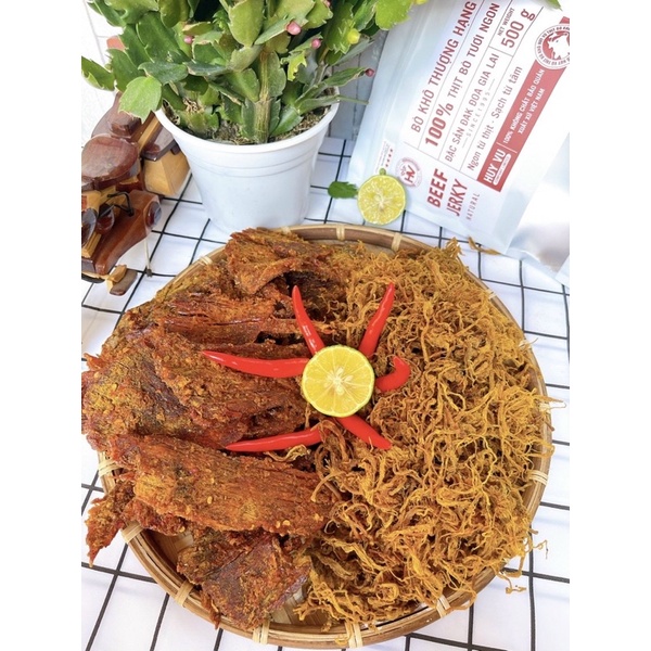 Bò khô huy vũ Gia Lai OCOP (Loại 1)