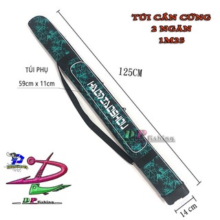 Túi đựng cần câu cá cứng 1m25 ( có 2 ngăn chính , 2 ngăn phụ )