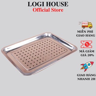 Mâm úp ly nước inox size lớn 36x27 cao cấp làm bằng inox không gỉ, sáng bóng, an toàn cho sức khỏe