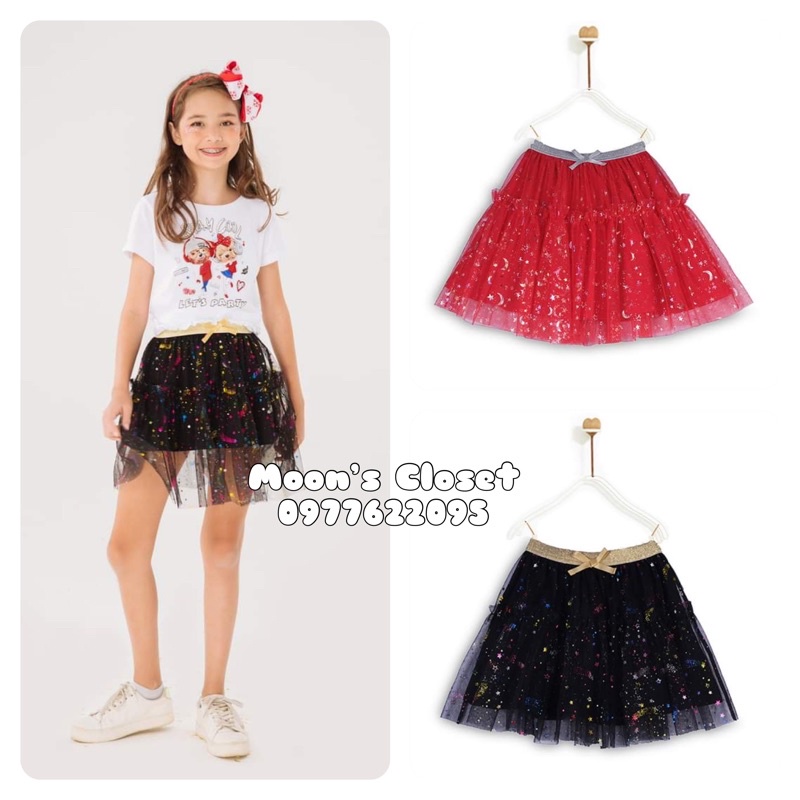 MDK- Váy ren trăng sao size 6/7y-12/13y