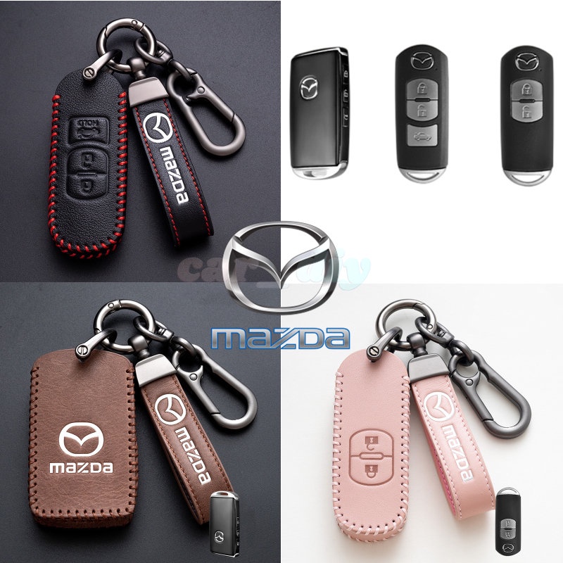 Bao Da Chìa Khóa Điều Khiển Từ Xa Cho Mazda 2 3 6 Atenza Axela Demio Mazda 3 Alexa CX30 CX-30 CX-5 CX5 CX-3 CX3 CX7 CX8 CX-8 CX9 CX-9 2015-2017 2018 2019 2 / 3 Túi Đựng Đồ Đa Năng Tiện Lợi Dễ Sử Dụng