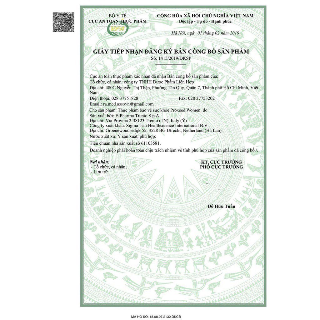 Proxeed women tối ưu khả năng sinh sản ở nữ giới - Shop Mẹ Kiến