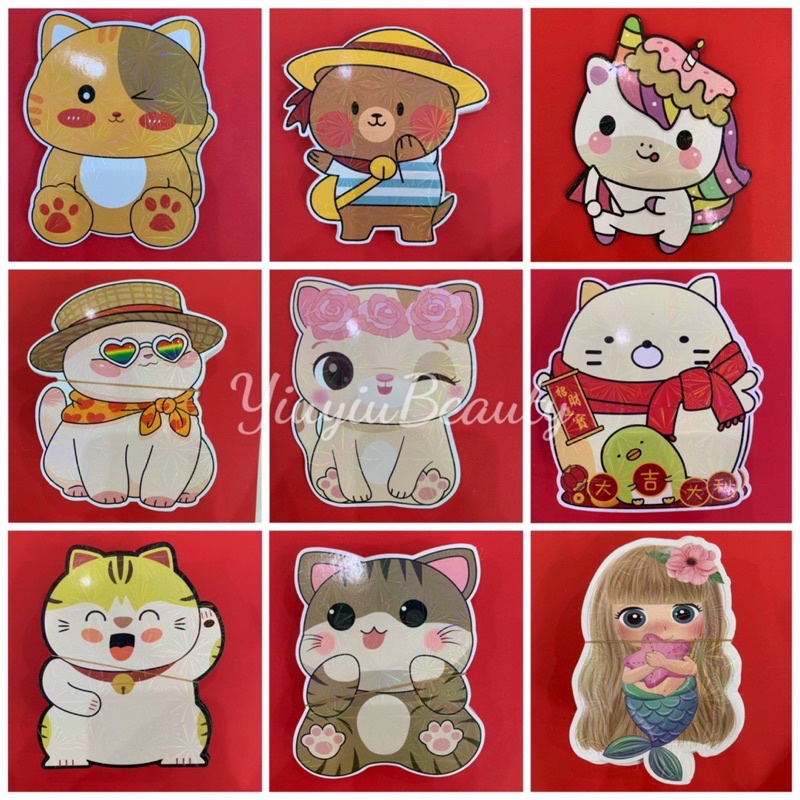 Bao lì xì chipi hoạt hình tết lì xì chibi đẹp dễ thương