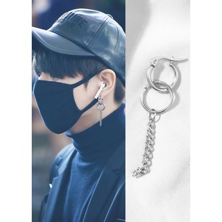 Khuyên tai nam - khuyên nam BTS - bông tai Unisex titan không gỉ JUNGKOOK Tian Yiguo