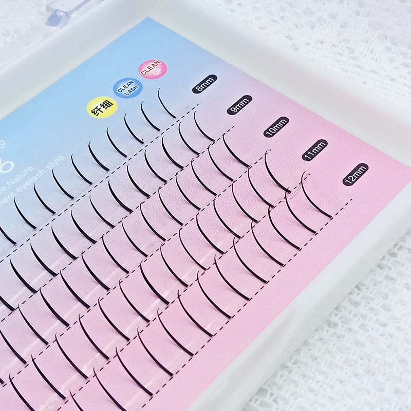 Lông Mi Giả 8-12mm Kiểu Đuôi Cá Tự Nhiên