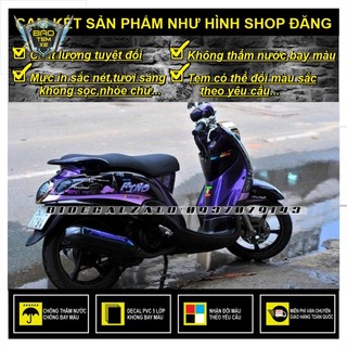 Tem rời mio classico fino thái dán xe đen - trung decal