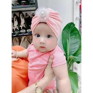 Mũ turban cho bé gái