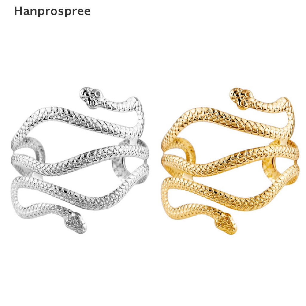 Hanprospree > Vòng Đeo Cánh Tay Mở Hình Rắn Có Thể Điều Chỉnh Trang Sức Thời Trang Cho Nữ well