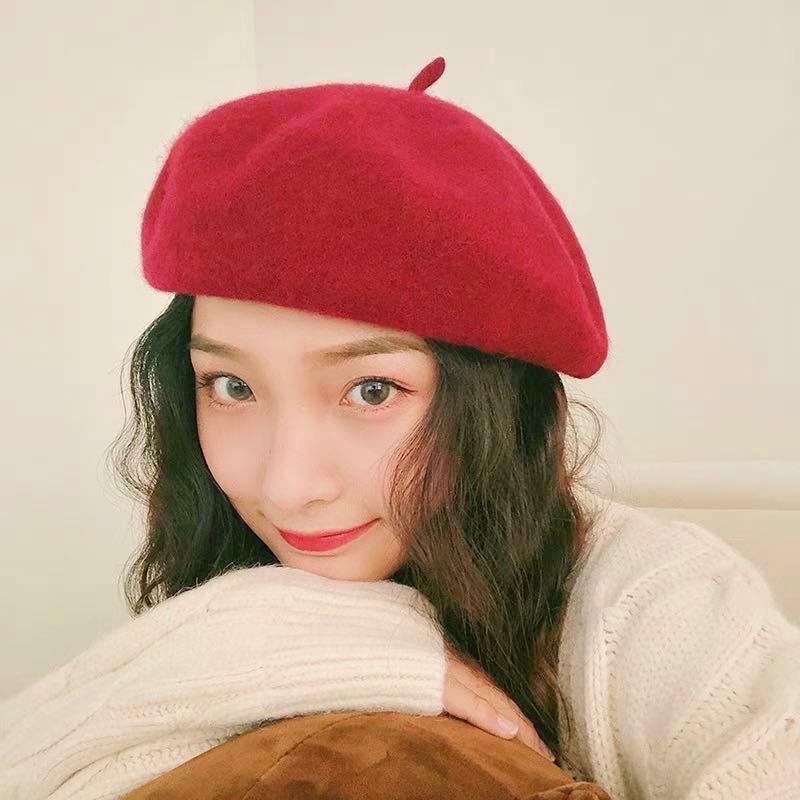 Mũ nồi nữ cổ điển màu trơn xinh xắn cho nữ nhiều màu siêu đẹp tiểu thư dể thương
