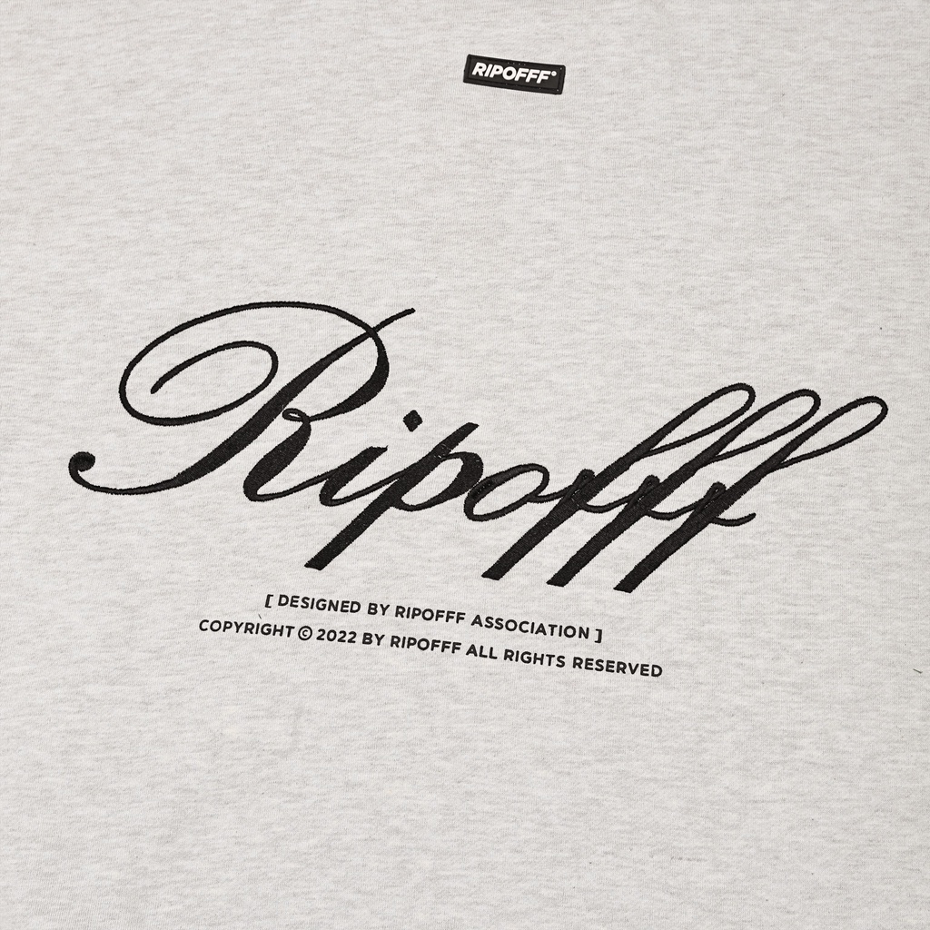 RIPOFFF Logo Sweater 2.0 - Cream