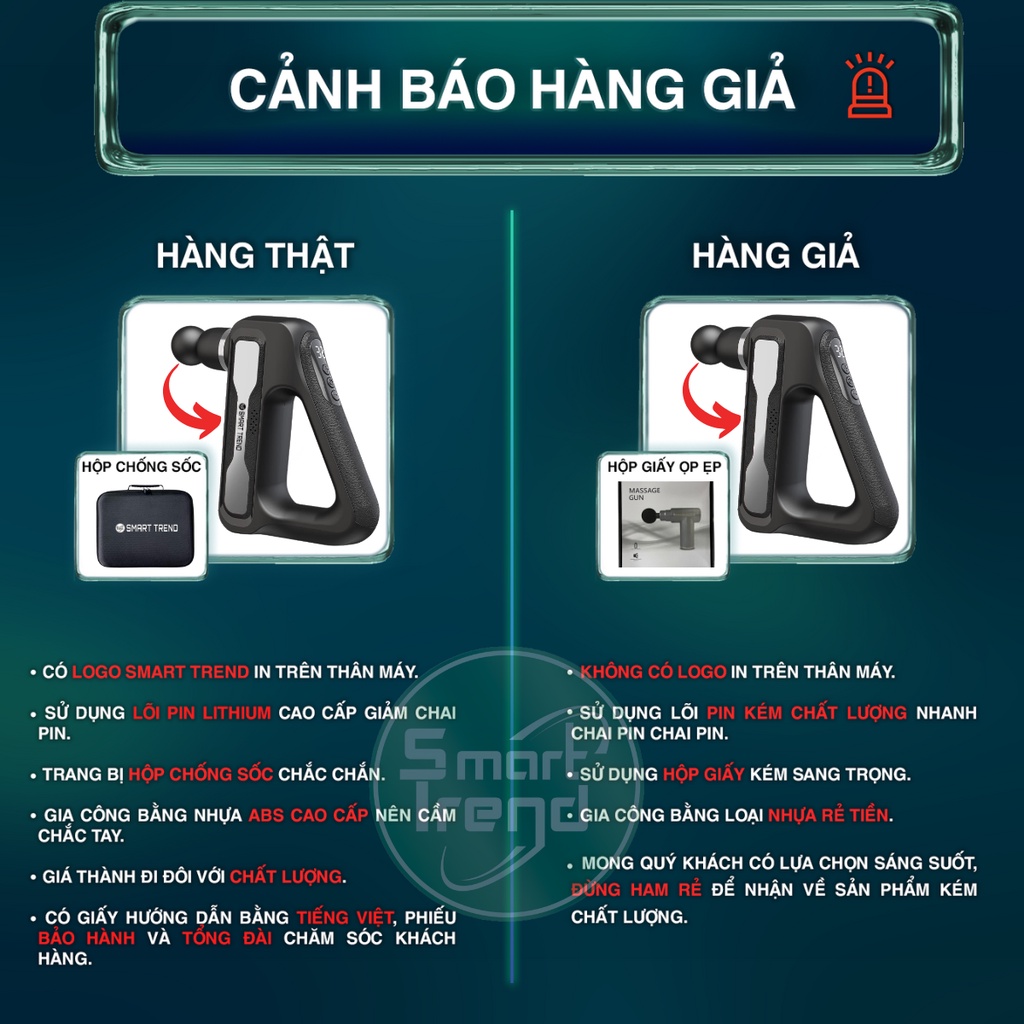 Máy massage cầm tay đấm lưng mát xa cổ vai gáy 8 đầu 32 chế độ cao cấp Smartrend MS32CĐ