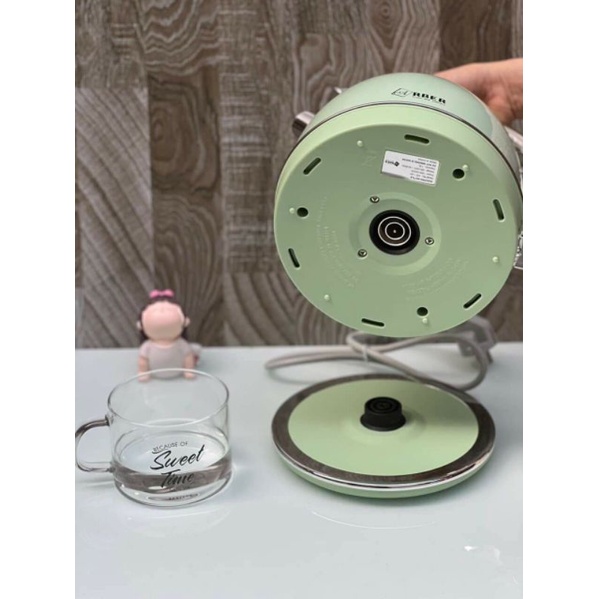 Ấm đun siêu tốc Arber màu xanh mint dung tích 1.8l bảo hành 12 tháng