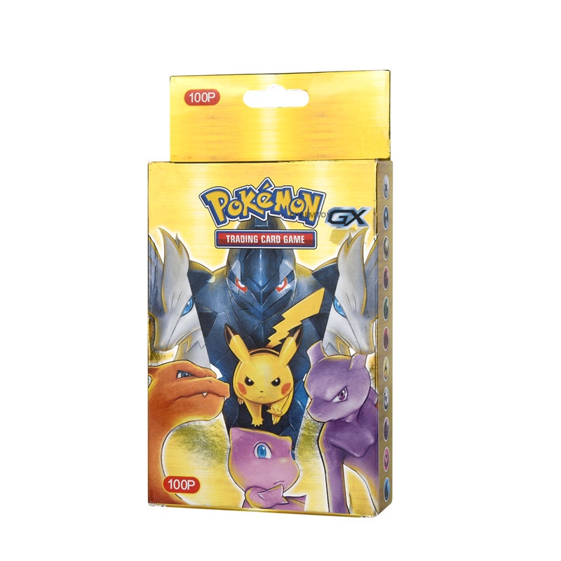 Bộ 60-120 Thẻ Bài Pokemon Tiếng Anh Vmax EX GX MEGA TRA