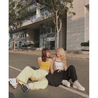 (có bán sỉ,ảnh thật,hoả tốc)🍓ÁO_CROPTOP_2_DÂY_VIỀN🍍