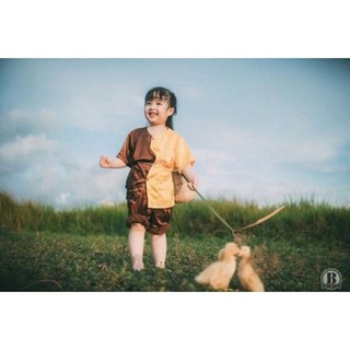 BỘ BÀ BA LỤA GHÉP CHO BÉ