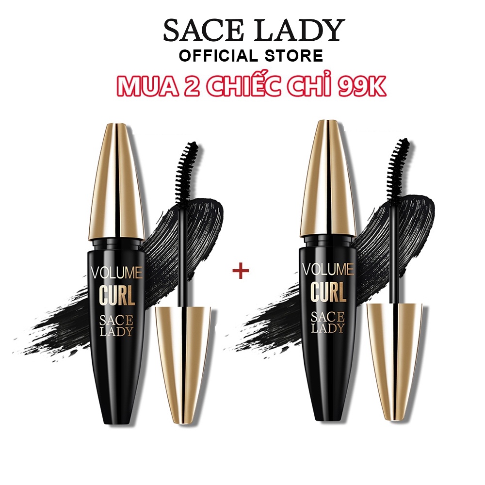 Mascara SACE LADY làm cong dài và dày mi chống nước lâu trôi 10g/0.35oz