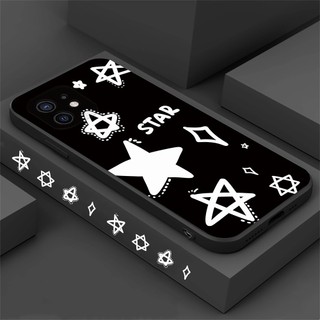 Ốp Điện Thoại Silicon Mềm Hình Ngôi Sao Doodle Cho IPhone 13 Pro Max IPhone11 IPhone12 6 6S 7 8 Plus SE 2020