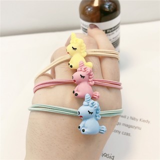 Set 5 dây cột tóc hình ngựa kì lân 9034