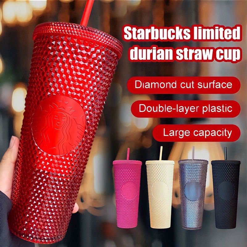 LY STARBUCKS 2 LỚP. DUNG TÍCH 7OOML - ĐỦ MÀU