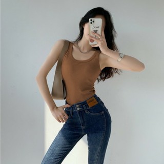 Áo ba lỗ nữ dáng dài ❤️LENOGI❤️ Áo tanktop sát nách form ôm thun tăm mặc trong áo vest mềm mịn mát