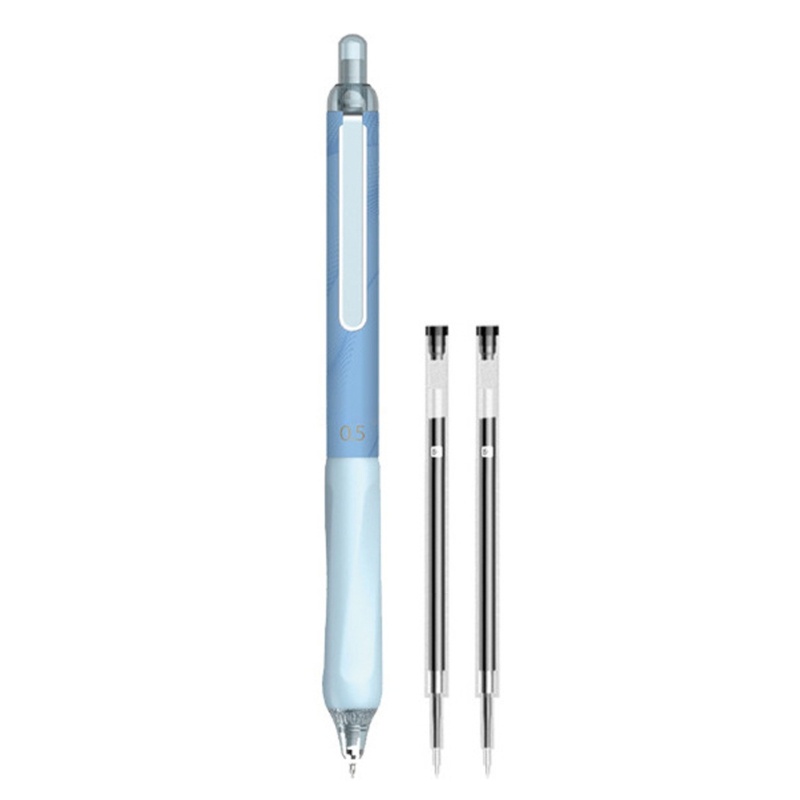 Bút Mực Gel Có Thể Nạp Lại Kèm 2 Lõi Thay Thế Nhanh Khô Mềm Mịn Dành Cho Sổ Ghi Chép Nhật Ký