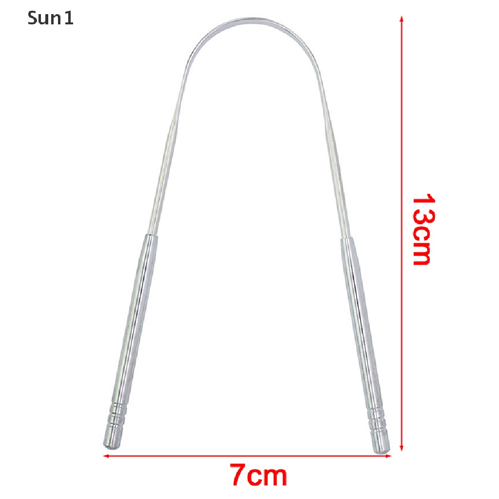 Dụng Cụ Nạo Vệ Sinh Lưỡi Bằng Thép Không Gỉ Sun1 &gt;