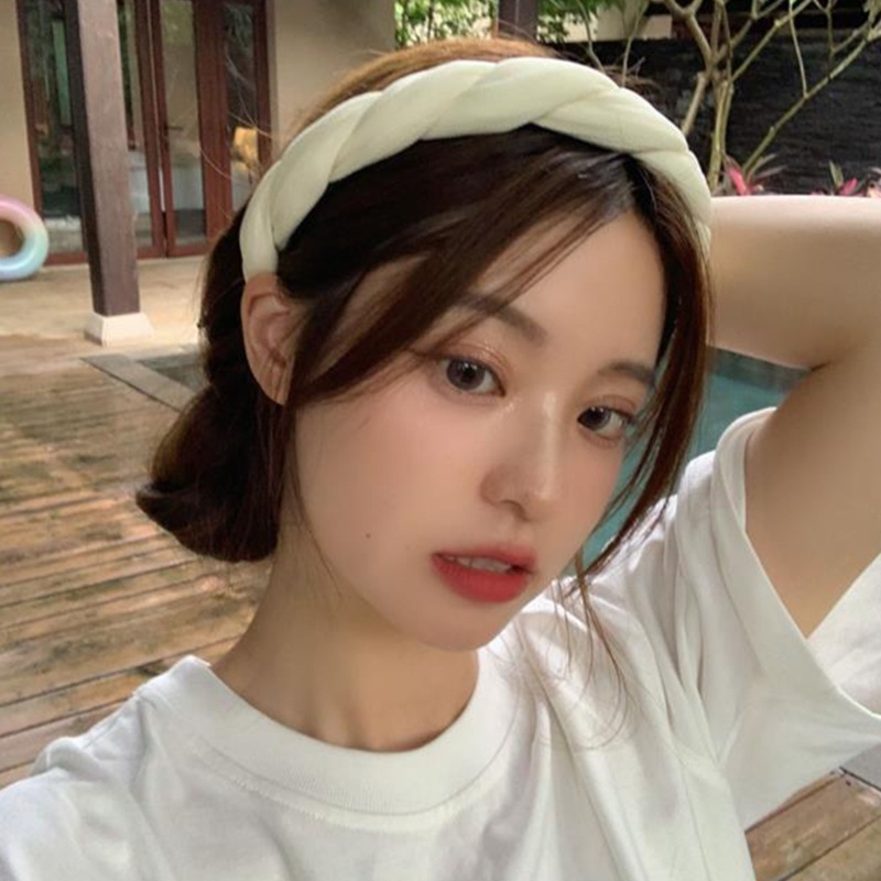 Băng Đô Bện Sợi Xốp Hỗ Trợ Tập Yoga / Rửa Mặt