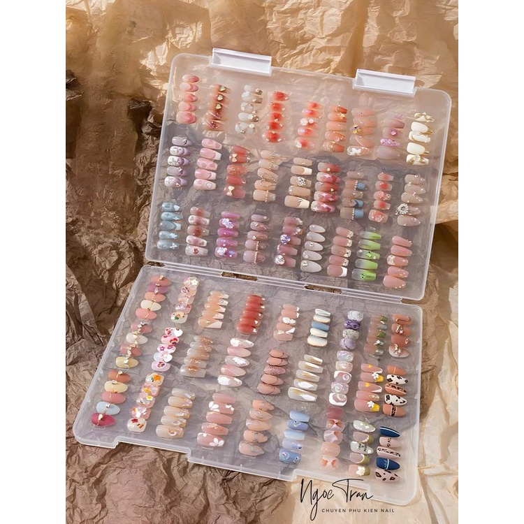 Hộp Trưng Bày Móng Mẫu | Bảng Màu Chống Bụi Bẩn & Chống Nước