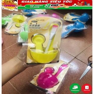 Bộ chén trộn đắp mặt nạ - 6 món