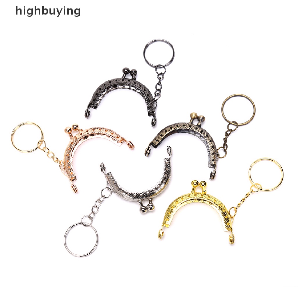 Set 1 Khung Kim Loại 5cm Dùng Để Làm Ví / Móc Khóa Tiện Dụng