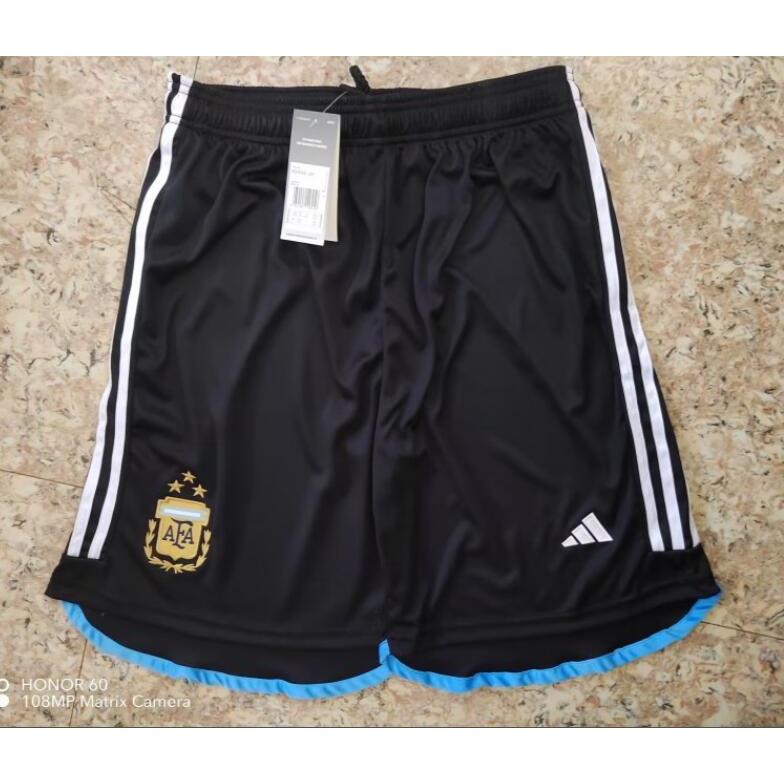 Quần Short Đá Bóng 3 Sao Đội Tuyển Argentina Mùa Giải 2022 2023